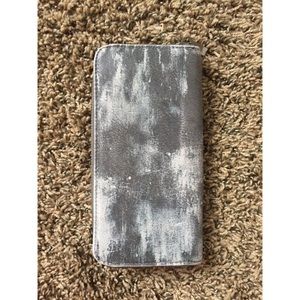 Marble print wallet, lots of pockets from Target.